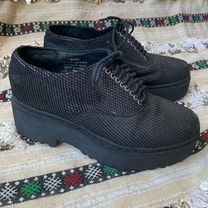 LAST CHANCE Jeffrey Campbell Baird Leather Booties